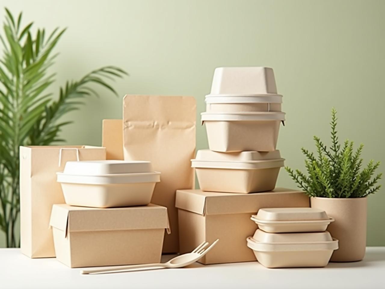 Packaging eco-friendly biodegradabile